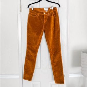 Frame velvet jeanne skinny jean